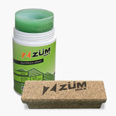 Rub-On Ski Snowboard Nordic Cross-Country Wax, UNIVERSAL + Natural Polishing Snowboard Cork