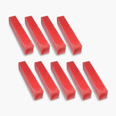 9 BARS - CHILL TEMPS Iron-On Ski/Snowboard/Nordic/Cross-Country Wax, 250 gram, CHILL Temp, long-lasting, secret vanilla scent, Made in USA, PFAS-free. 100% hydrocarbon wax. Fast, durable, eco-friendly, CHILL conditions