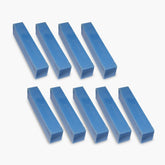 9 BARS - COLD TEMPS Iron-On Ski/Snowboard/Nordic/Cross-Country Wax, 250 gram, COLD Temp, long-lasting, secret vanilla scent, Made in USA, PFAS-free. 100% hydrocarbon wax. Fast, durable, eco-friendly, COLD conditions