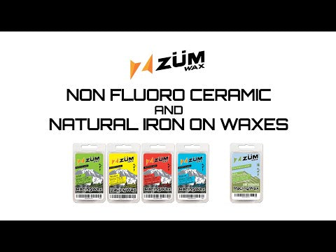 Glacier Graphite - Ceramic Non Fluoro - Iron On Black Lightning High Speed Wax Racing Glide Wax Ski / Snowboard / Nordic / Cross-Country - Perfect for Dirty & Abrasive Snow!