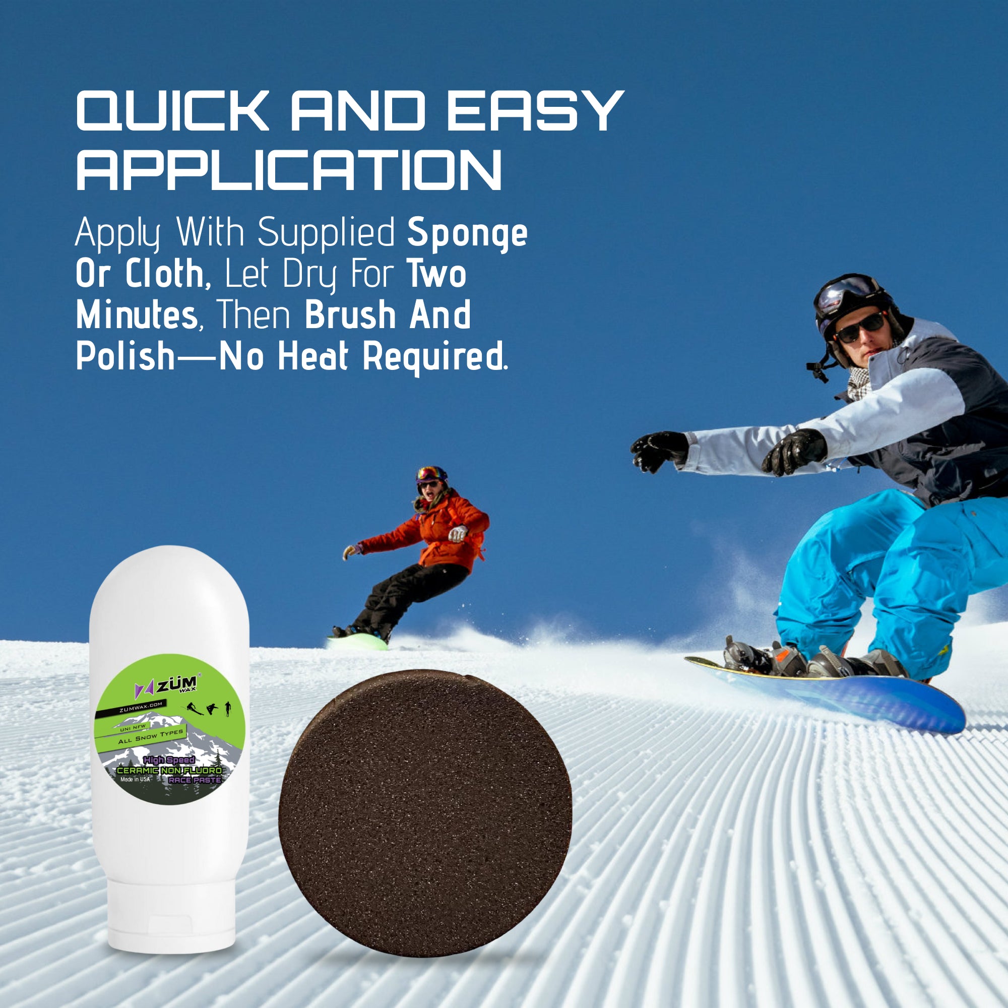 ZUMWax RUB OP WAX Ski/Snowboard - CHILL-temperatuur - 70 gram - BESCHIKBAAR FAST!! - Nee ZUMWax RUB OP WAX Ski/Snowboard - CHILL-temperatuur - 70 gram - BESCHIKBAAR FAST!! - Nee