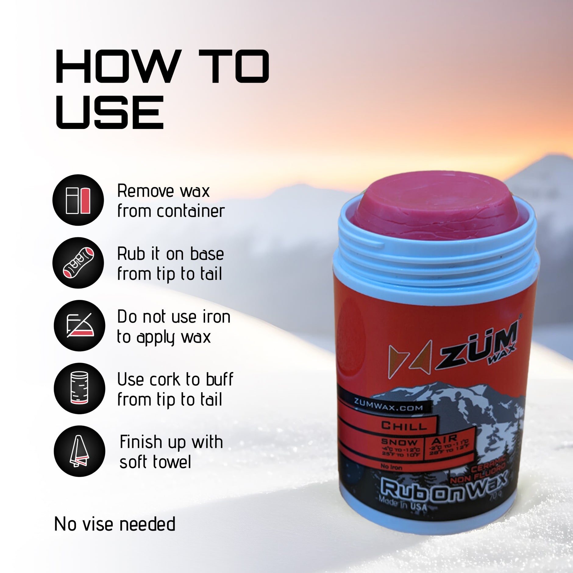 Rub on ceramic – ZUMWax