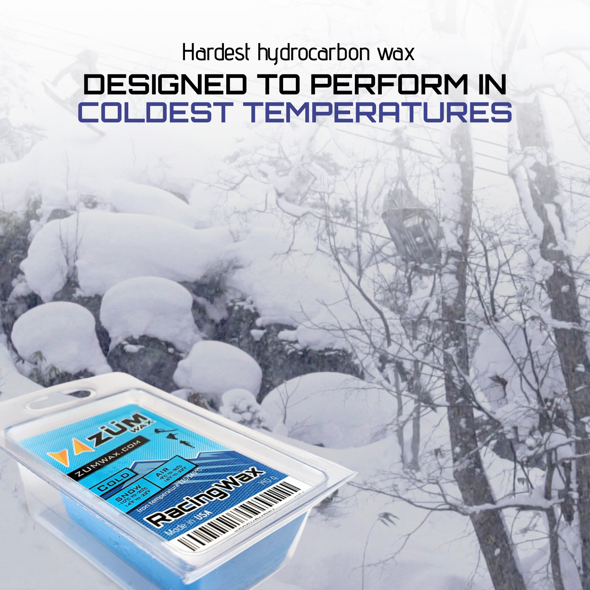 COLD TEMPS Iron-On Ski/Snowboard/Nordic/Cross-Country Wax, 140g COLD TEMPS Iron-On Ski/Snowboard/Nordic/Cross-Country Wax, 140g
