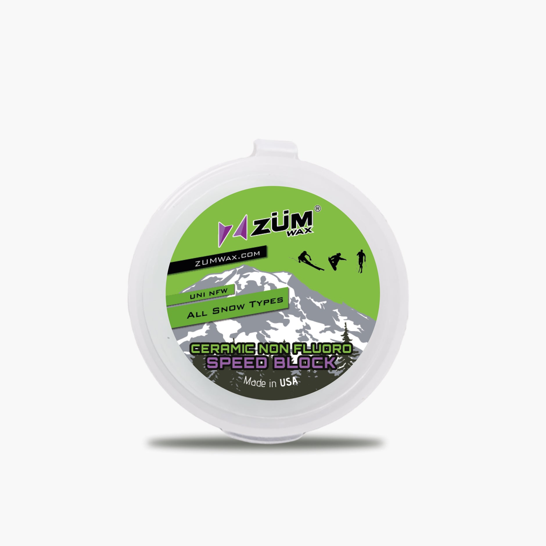 ZUMWax Keramische Non Fluoro Racing Wax (Iron ON